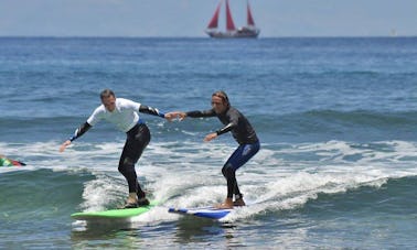 Surf Lesson In Porís de Abona