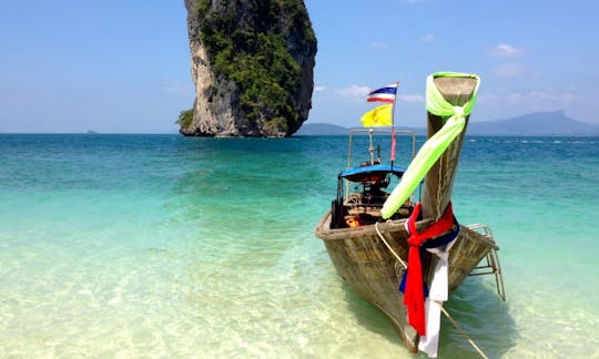 SemiPrivate & Special Tour Railay & 4 Islands, Krabi, Sunset and Night Snorkel