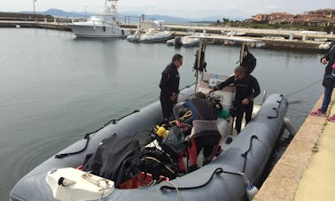 Diving in Golfo Aranci, Italy