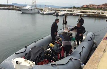 Diving in Golfo Aranci, Italy