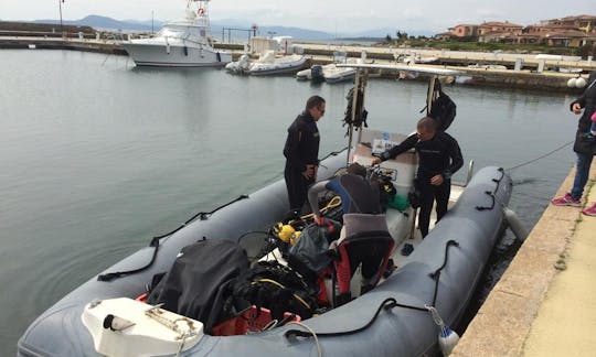 Diving in Golfo Aranci, Italy