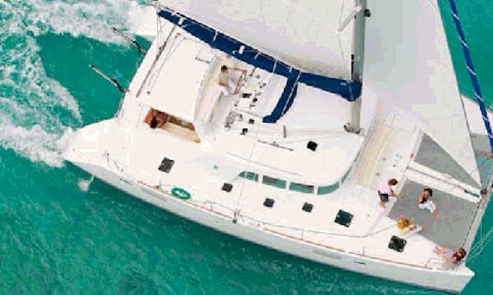 Charter 38' Lagoon Catamaran in Nuevo Vallarta Mexico