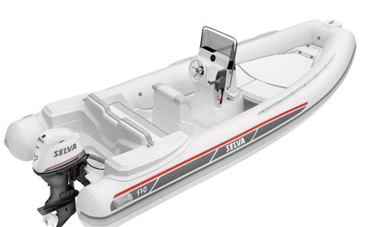 Rent A Selva D570 Semi Rigid Inflatable Boat For 8 Person In San Vito Dei Normanni, Italy