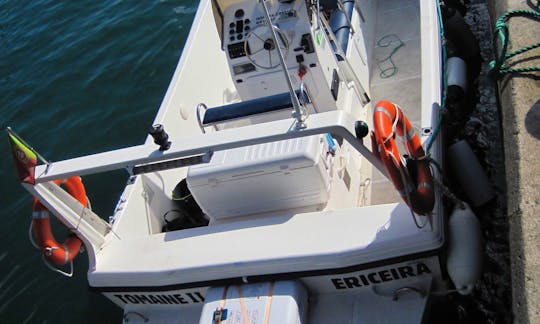 Scuba dive boat in Flores island and Corvo island