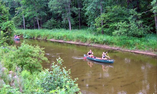 Old Town Canoe Rental in Pleasant Plains Township, Michigan