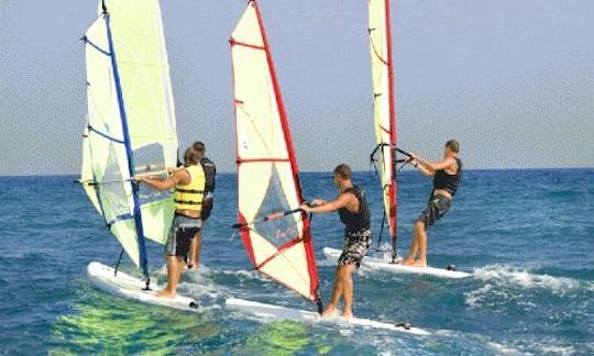 Windsurfing in Lepe, Spain