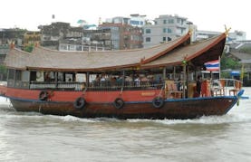 Rice Barge boat   in Bangkok
