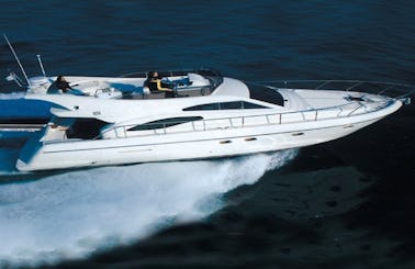 Charter 44' Ferretti Yacht in Tropea