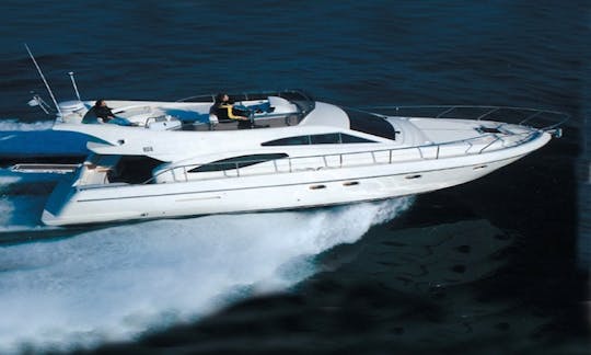 Charter 44' Ferretti Yacht in Tropea