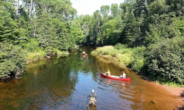 Aluguel de canoa no rio Morell