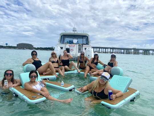 Destin's Premier Luxury Crab Island Experience - 36' Aquila Power Catamaran!