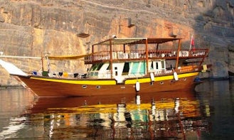 Brown Dhow in Dibba Oman