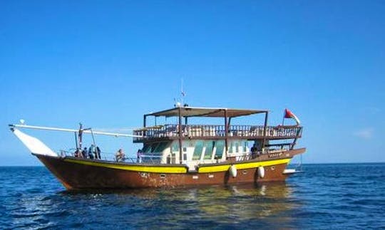 Brown Dhow in Dibba Oman