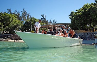 Dive Boat in Mauritius