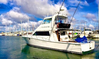 Auckland Fishing Charter on 'Gladiator' Yacht