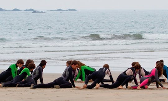 Yoga Surfing in Portugal