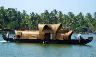 Beautiful Kerala 2-Bedroom Houseboat For Rent