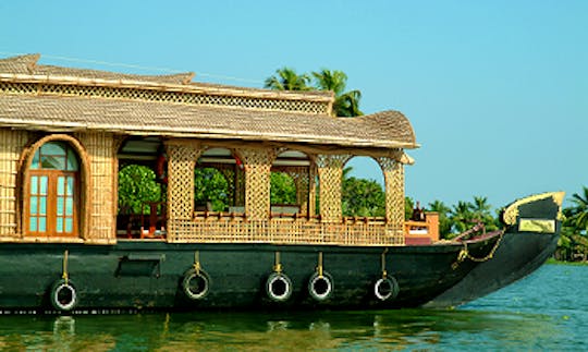 Overnight Charter in Four Bedroom Houseboat in Alappuzha