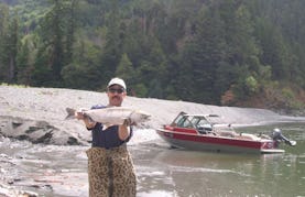 Guided Jet boat River Fishing Trip In Redwood National Park
