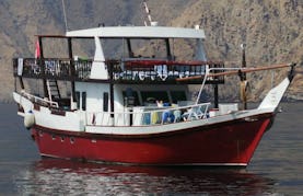 Red Dhow in Dibba Oman