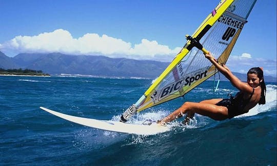 Lección de windsurf en Sochi