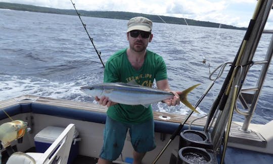 Fun Sportfishing Trips on our Boat 'Nevagivup' From Port Vila