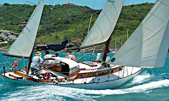 Charter 48ft "Cairu III" Classic Cruising Monohull In Rio de Janeiro, Brazil