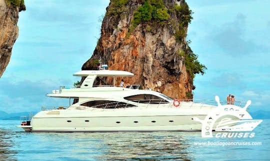 Enjoy MY Lamberti 80 ft Motor Yacht in Phuket, Chang Wat Phuket