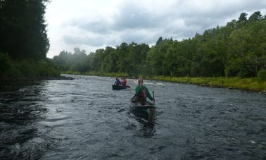 Leçon de canoë à Aviemore