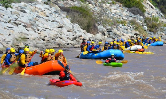 Extreme Kayak Rafting Lessons with Professional Instructor in San José De Maipo, Chile