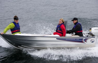 Rent Linder 400 Sportman Powerboat In Aakirkeby