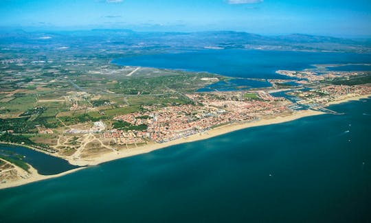 Experience the parasailing ride with us in Languedoc-Roussillon, France