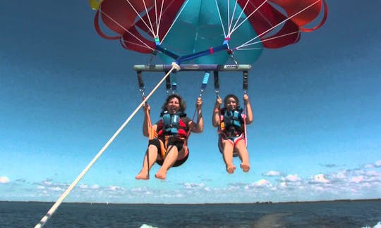 Experience the parasailing ride with us in Languedoc-Roussillon, France