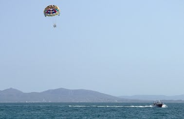 Get on 15 minute Parasailing ride in Le Barcarès, France