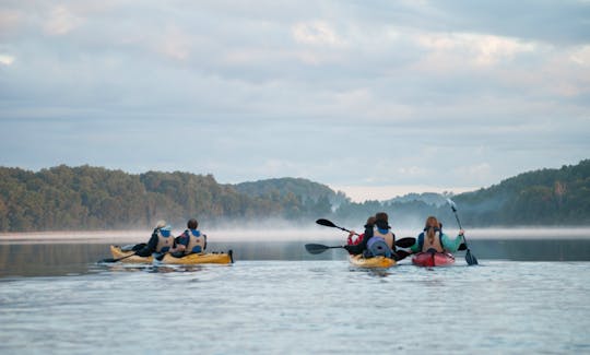 Sunrise paddle near Trakai.