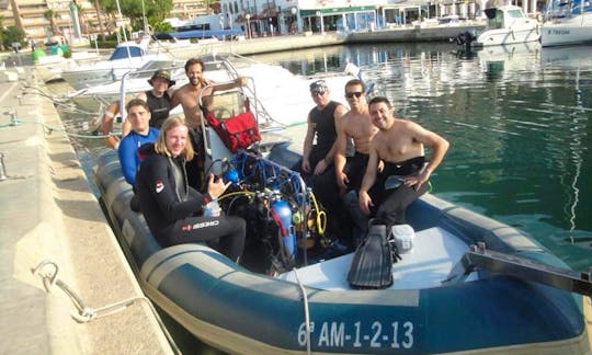 21' RIB Diving Trips in Aguadulce, Spain