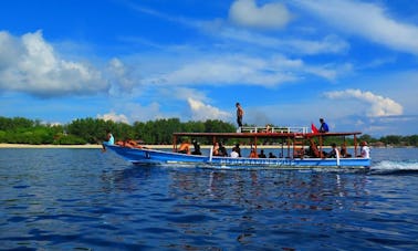 Diving boat for 30 people in Lombok, Indonesia