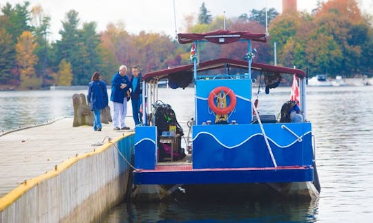 42' Pontoon Diving Trips in Brockville, Canada