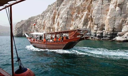 Musandam Khasab Full day dhow cruise with lunch & dolphin watching