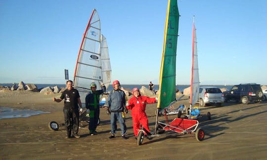 Windcar (I), similar to iceboat, in Cassino