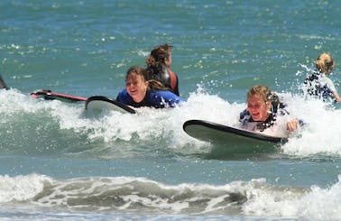 Surf Lessons in Cape Foulwind, New Zealand