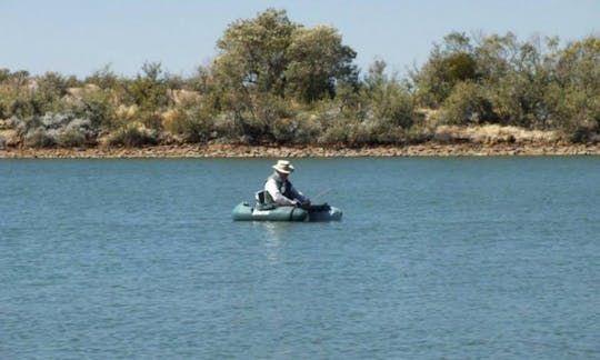 Kick boating & wading. Stream fly fishing in season.