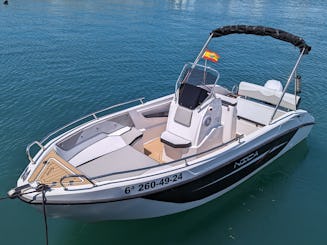 Rent boat B580 'Nica' (6p) without licence in Palma, Spain