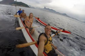 Polynesian Canoe for 5 people or more, Pr. Flamengo, in Rio de Janeiro