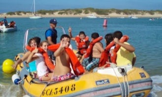 Rent 19' Semi-Rigid Speedboat In Chiclana de la Frontera