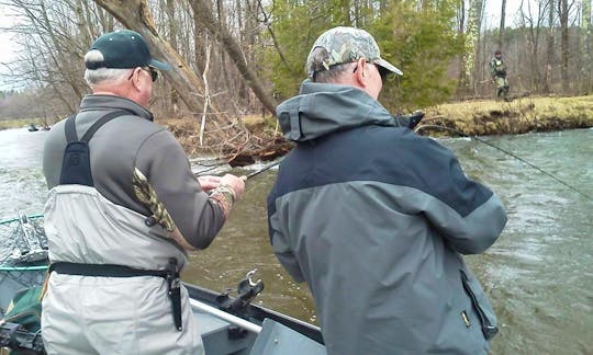Drift Boat Fishing Guide Trips on the Salmon River