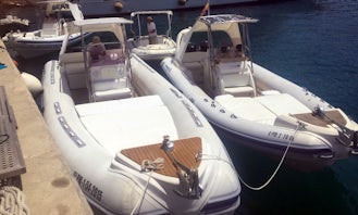 2009 Nuova Jolly King RIB Rental in Port d'Andratx, Spain for 12 person