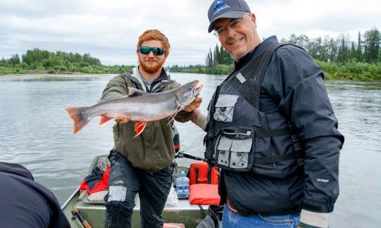 Enjoy Fishing On 17ft Jon Boat In Aniak, Alaska