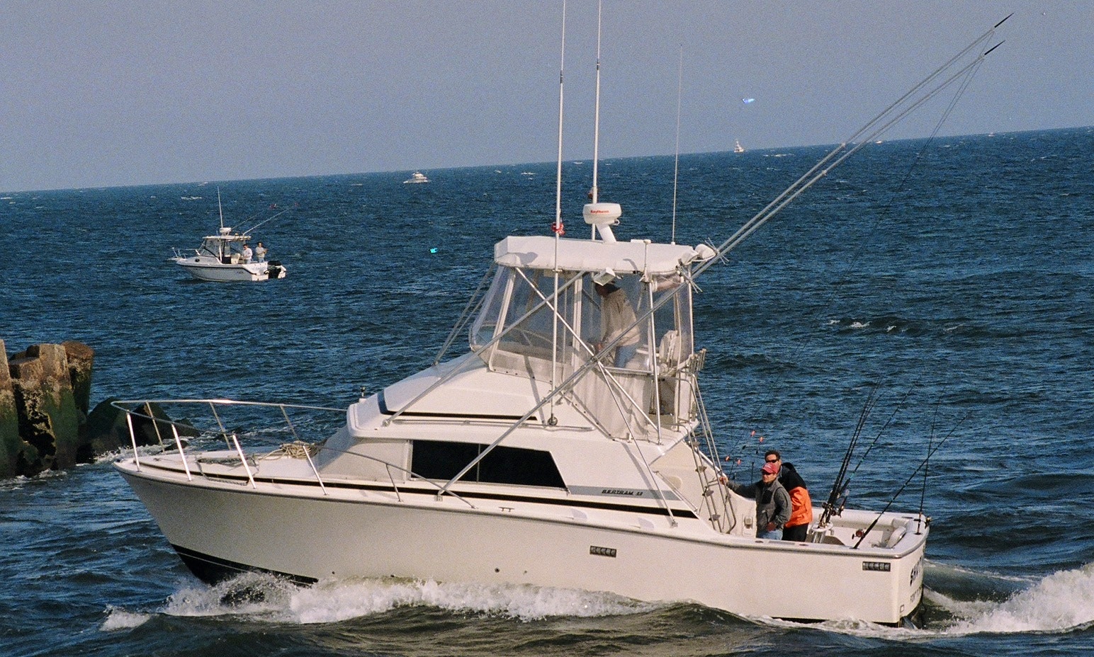 33' sport fisherman fishing trips in point pleasant, new