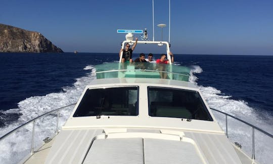 'Yellow' Ferreti Altura 50F Yacht Charter in Chania